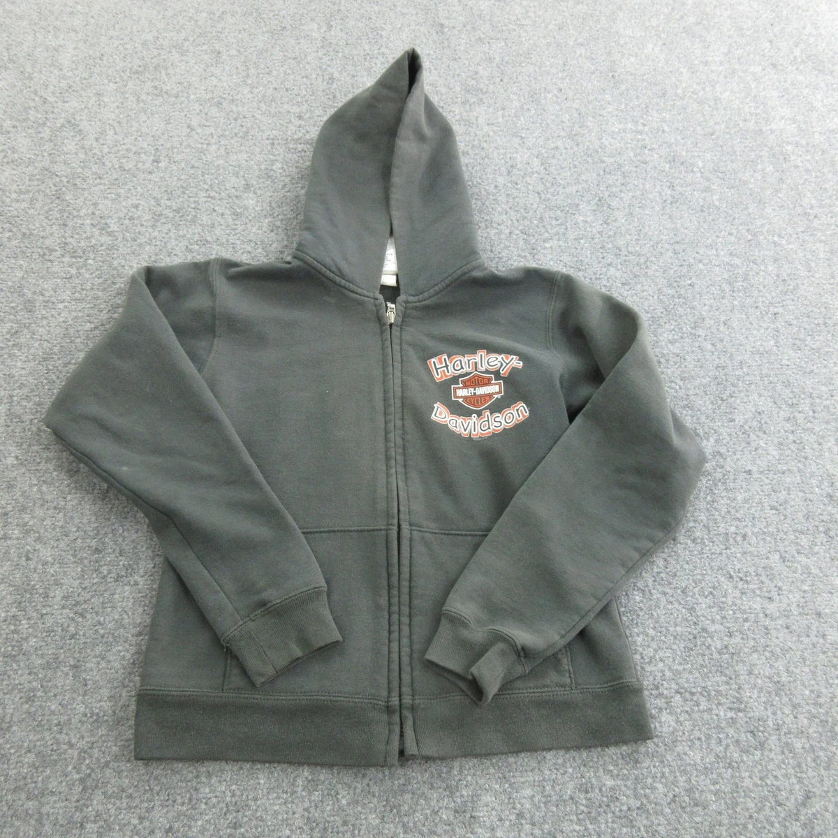 Sweat à Capuche Harley Davidson Twin Cities Enfant Orange - Taille S