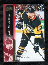 2021-22 Upper Deck Series 2 UD Exclusives 42/100 Zach Aston-Reese #386 0i39