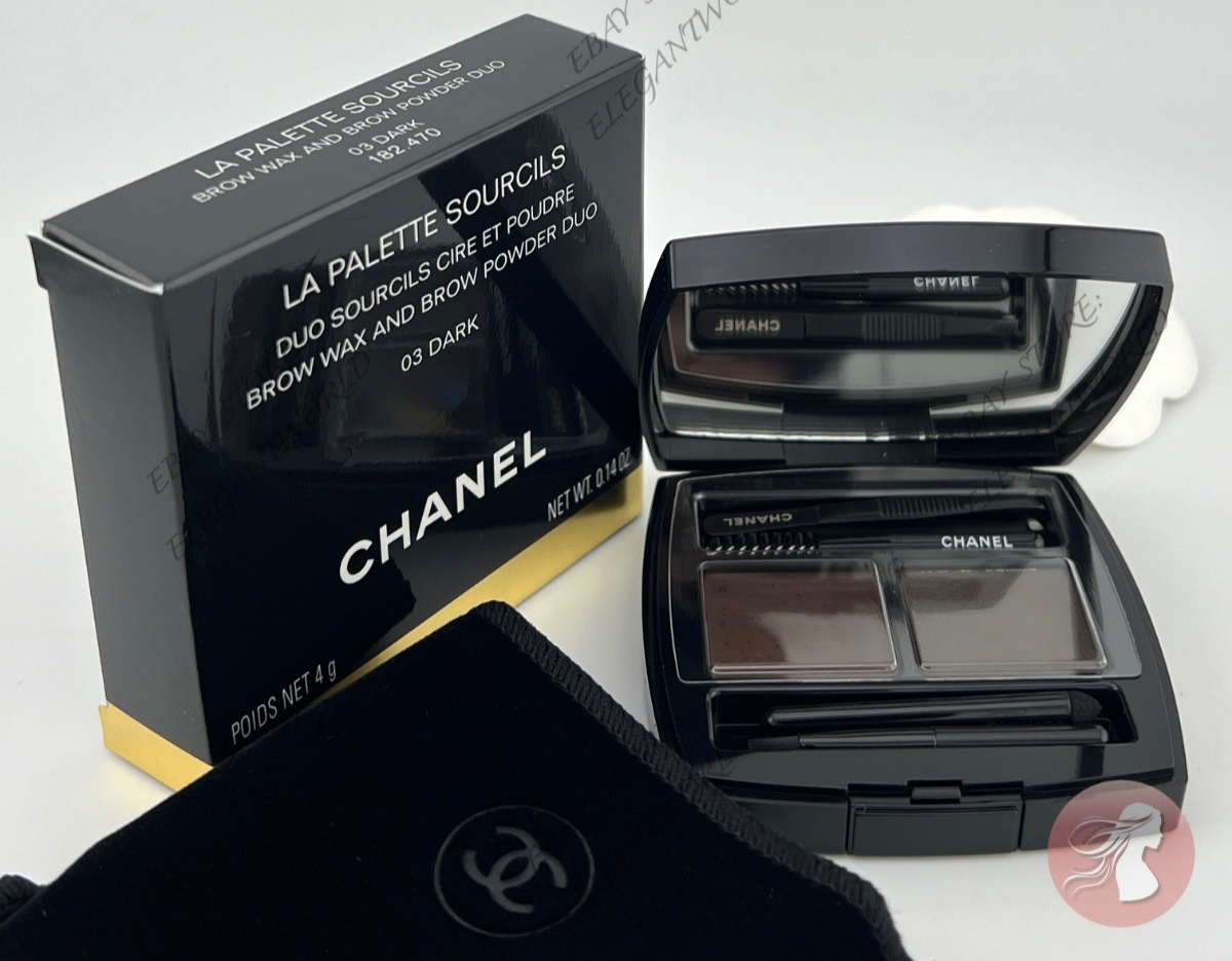 CHANEL La Palette Sourcils Brow Wax and Brow Powder Duo #03 DARK