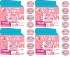 Image of Gillette Venus Comfortglide Spa Breeze Razor Blades | 4 Pack of 4 | 16 Refills