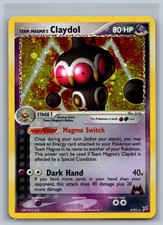 Team Magma's Claydol 8/95 Holo Rare Team Magma vs Team Aqua Pokemon Near Mint