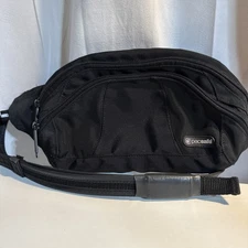 Pacsafe Vibe 100 Anti-theft Hip Pack Black Fanny Travel Belt Bag RFID Bum Bag