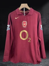 Arsenal Home Kit 2005-2006 – Henry #14 Long Sleeve