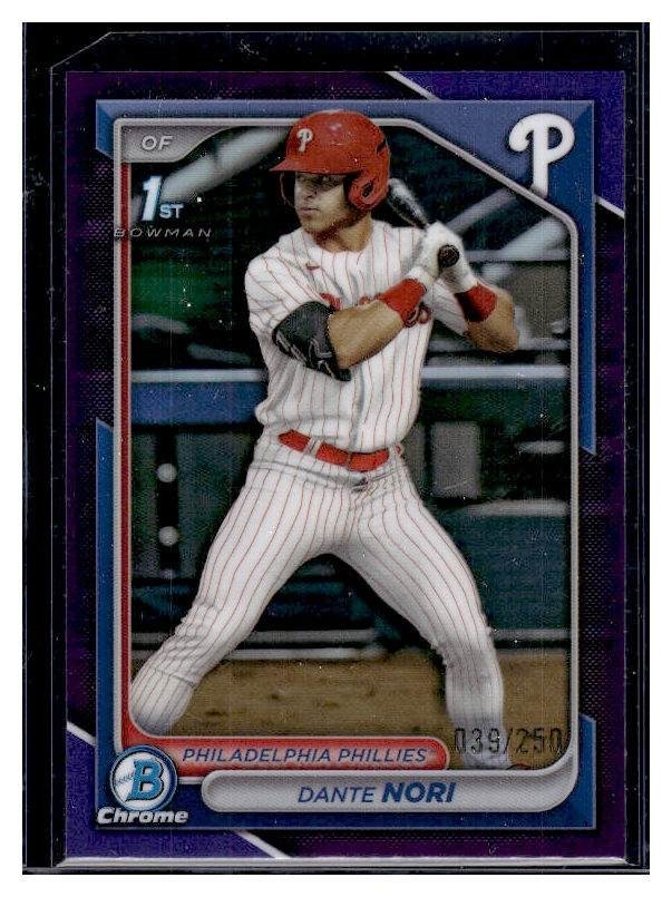 2024 Bowman Draft Chrome Dante Nori 1st #BDC-16 Purple Refractor /250