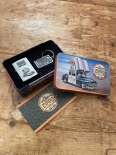 Collectible Vintage Zippo Lighter - Zippo Gift Set With Key Ring 1998 COTY Rare
