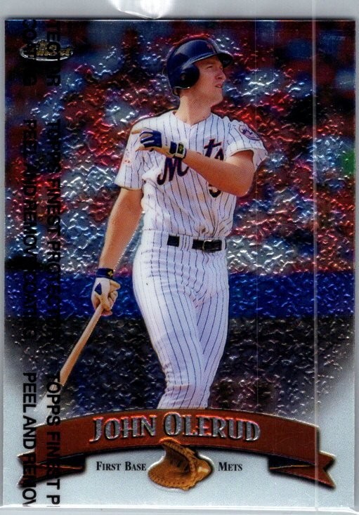 John Olerud Mets 1998 Topps Finest  #162