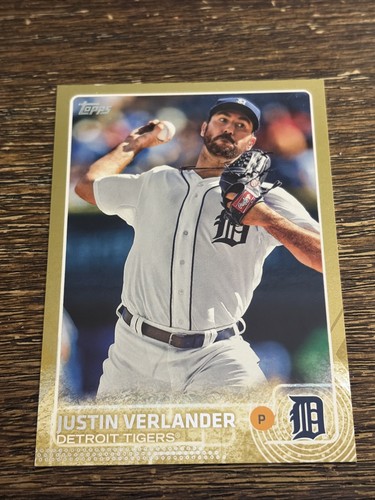 Justin Verlander [Gold] #463 2015 Topps card