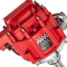 Steinbrcke High Performance Red Cap Hei Distributor For Chevy Gm Sbc 283 305 30