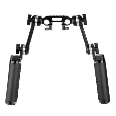 NICEYRIG Standard ARRI Rosette Handle (Leather Short Arm) for Shoulder Mount Rig