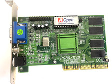 VINTAGE AOPEN PG80/DVD SIS 6326 8 MB AGP VGA CARD 91.AC821.007 SVID COMP MXB140