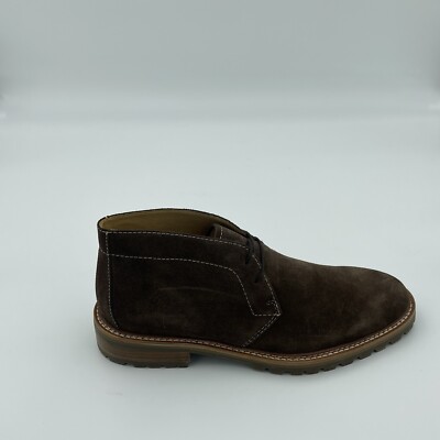 Curatore Men SZ 8 Chocolate Chukka Boots- Full Grain Italian Suede-MSRP $425-NEW Curatore Men SZ 8 Chocolate Chukka Boots- Full Grain Italian  main image 3