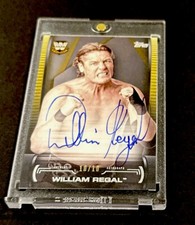 2021 TOPPS WWE UNDISPUTED WILLIAM REGAL GOLD ON-CARD AUTO SSP #’d 10/10!