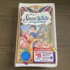 Snow White and the Seven Dwarfs Disney Masterpiece VHS 1994 New Sealed NM