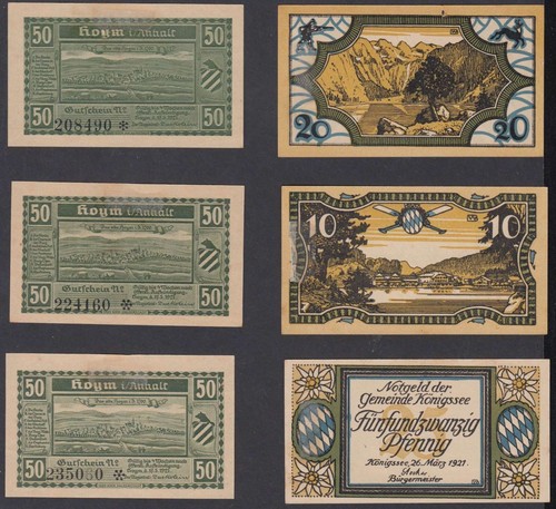 Lote de billetes de emergencia F-EX8713 ALEMANIA ALEMANIA. - Imagen 2 de 6