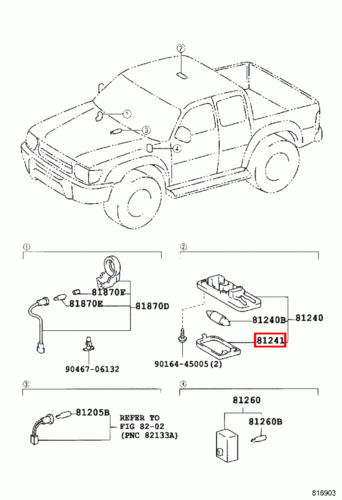 Genuine Hilux LN109 LN108 LN107 LN106 LN105 Interior Dome Light Lamp Lens Middle - Picture 5 of 20