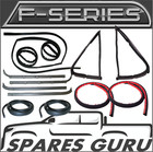 <!--F#f_0-->Ford F100 F150 Door Window Vent Seal Bailey Channel Weather Strip Set 1981-86<!--F/-->