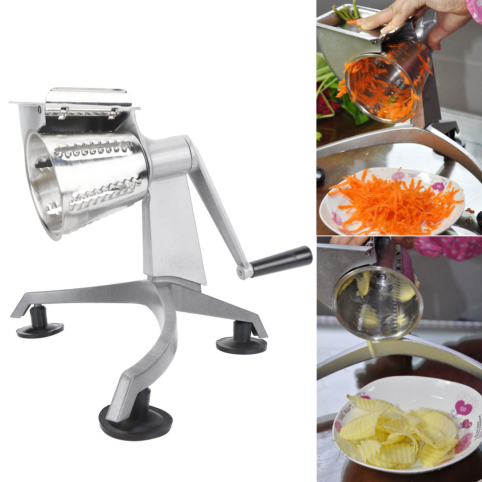 Multi‑Functional Hand Crank Vegetable Cutter Grater Food Processors