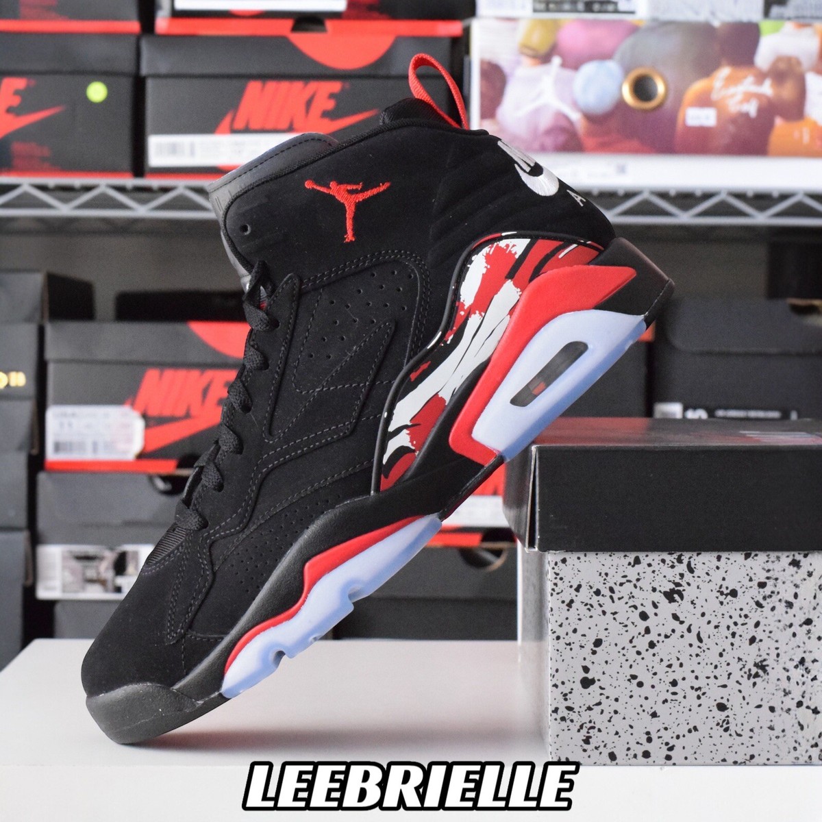 Nike Air Jordan Jumpman MVP Black Red DZ4475-061 men's