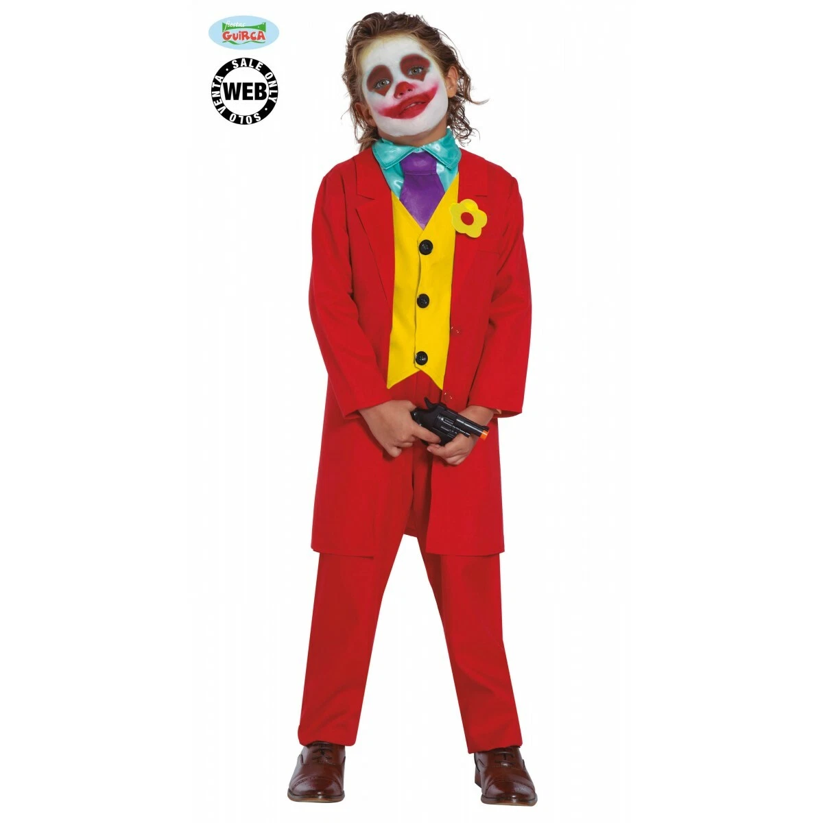 COSTUME CARNEVALE BAMBINO joker HALLOWEEN