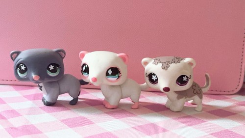 Figurine Petshop Ferret N°749 Avec Aimant - Collection Vintage, Occasion, Petit Défaut Possible