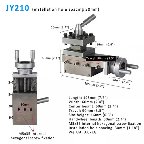 0618 BB20 JY250 JY210 BV20-1 Swing Bench Quick Change Lathe Metal Posts&Holders - Picture 4 of 15