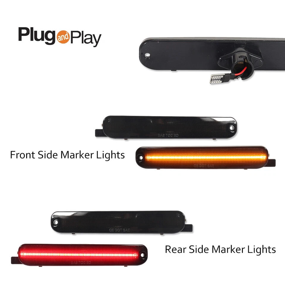 Luces de señalización laterales OEM para parachoques Monte Carlo 95-01 Chevy Chevrolet Lumina 95-99 Foto 2 de 4