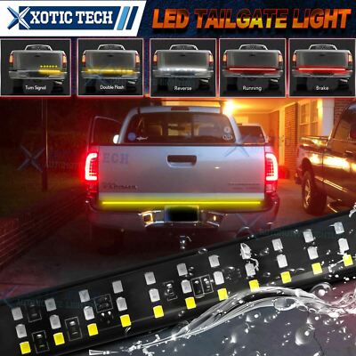 60 Inch 3 Rows LED Rear Trunk Strip Tailgate Light Bar For Toyota Tacoma 4Runner