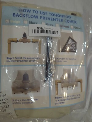 Tohonfoo backflow preventer Cover, Insulated Pouch (5°F) Water Well Pipe Cover 