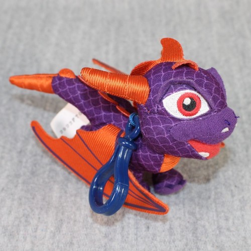SKYLANDERS SPYRO Dragon Just Play Plush Backpack Clip Keyring Activision 2012 - Picture 13 of 14