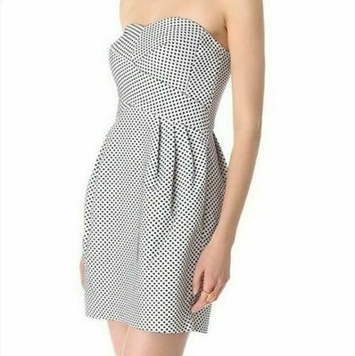 club monaco polka dot dress