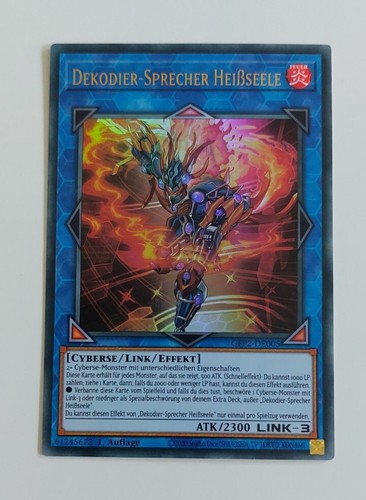 Yu-Gi-Oh! Ghost From The Past II: Dekodier-Sprecher Heißseele Ultra Rare - 1. Auflage DE
