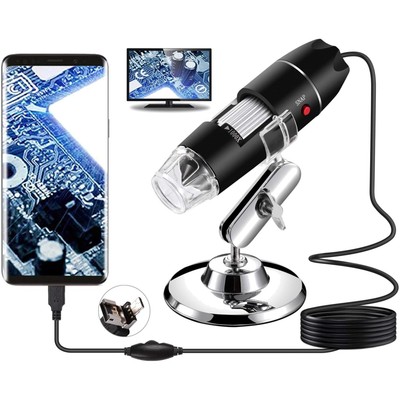 USB Digital Mikroskop Handheld 40X-1000X Vergrößerung Endoskop mit 8 LED für ...