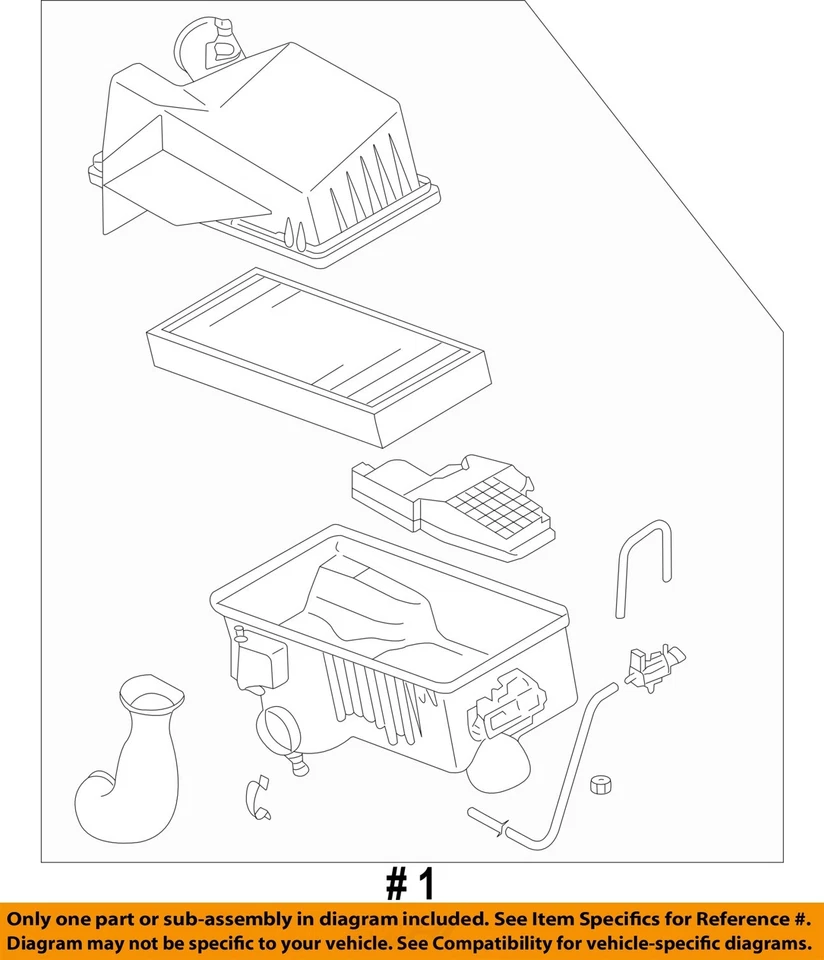 Conjunto de filtro de aire usado se adapta a: Mazda 6 6-181 2005 3,0 grado A Foto 4 de 4