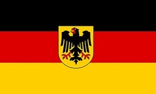 Germany German Flag Bumper Sticker Vinyl Car Window Decal Bs-50047