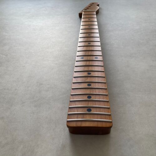 Gerösteter Ahorn Telecaster Hals Tele Gitarre / Nitro Satin / SS Bünde / Knochenmutter - Bild 8 von 15