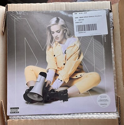 Anne Marie Speak Your Mind Limited LP Yellow Vinyl Record Album