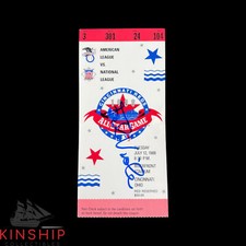 Frank Viola signed 1988 All Star Game Ticket JSA COA 1st ASG Auto Twins CY Z2210