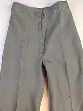 Vintage 60s 70s Womens Pants Size Small W24 Tall Houndstooth Knit Poly Homemade