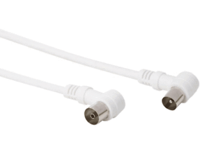 Connectique Audio / Vidéo Linq Câble antenne tv mâle femelle coxial 9.5mm  pvc 1.5m linq blanc | Darty