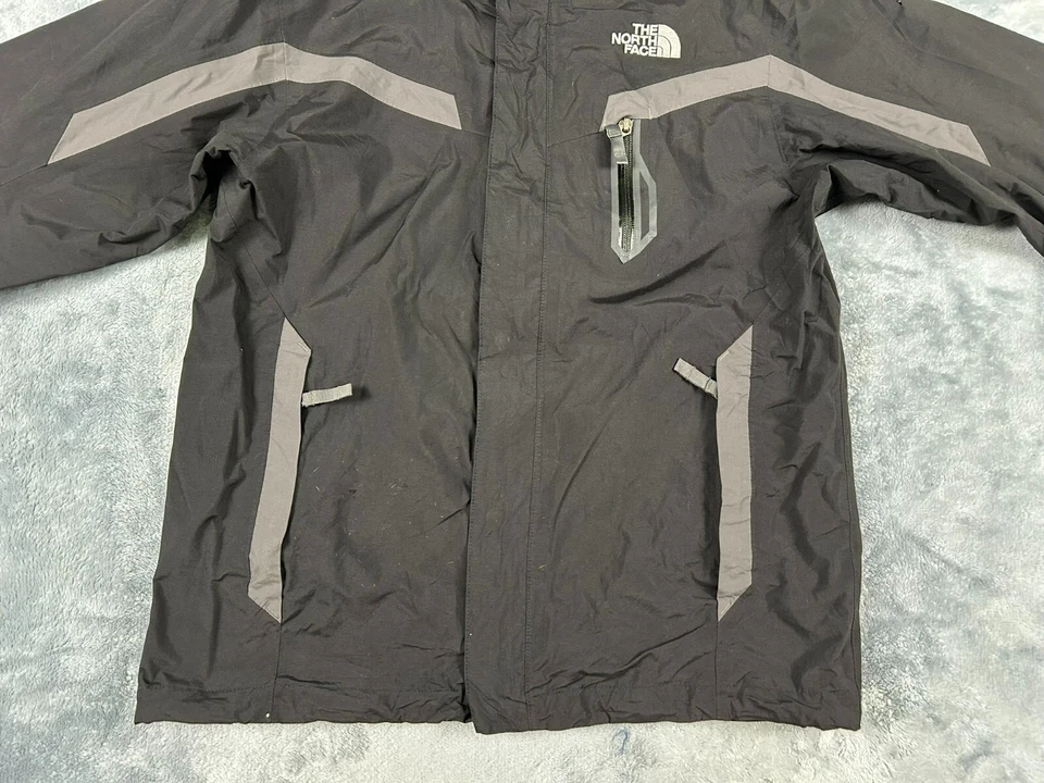 THE NORTH FACE HYVENT A20Y BOYS JACKET LARGE (14-16) BLACK GRAY FULL ZIP - Image 3 of 4