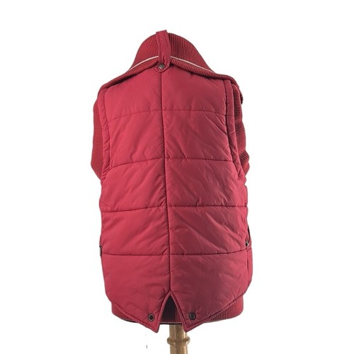 Diesel puffer vest pink red gorp core hiking mountains fall outdoors sz M - Picture 9 of 15