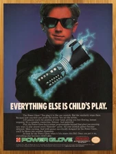 1989 Power Glove Nintendo NES Vintage Print Ad/Poster The Wizard Movie Game Art