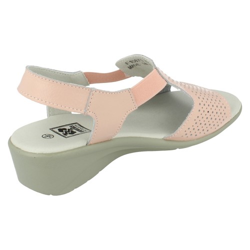 Donna Down To Earth Tacco con Zeppa Slip On Casual Sandali Estivi F1R0879 - Foto 25 di 40