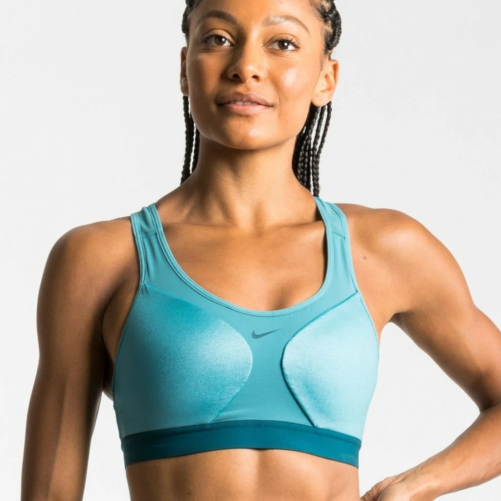 Nike Adapt 2.0 High Support Sports Bra Extra Small XS Teal Green BV3781-364