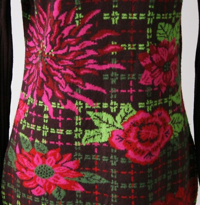 Kenzo Jungle Flower Wool knitted turtle neck Long Top | eBay