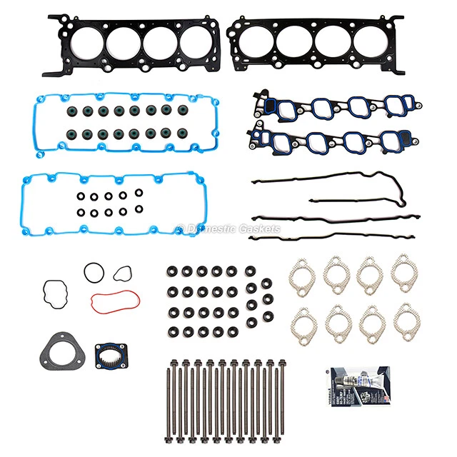Conjunto de parafusos de junta de cabeça compatível com 2009-2014 Ford E-150 E-250 E-350 Super Duty 5.4L V8 - Imagem 2 de 4