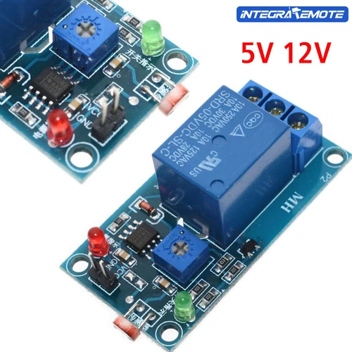 5/12V Photoresistor Relay Sensor Module Light Control Switch Detection Detector