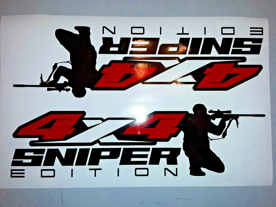 Calcomanía adhesiva de francotirador Fit Nissan Frontier Offroad 4X4 Sport F150 Silverado Sierra Foto 2 de 3