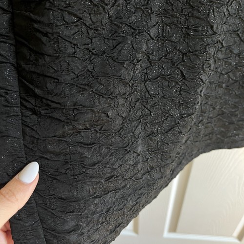 Free People Dress Size Medium Black Shimmery Beaded Scoop Backless Bodycon - Picture 4 of 12