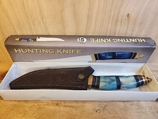 CHIPAWAY Cutlery 13in # GW  3269 BLB Hunt Knife blue Handle Beautiful